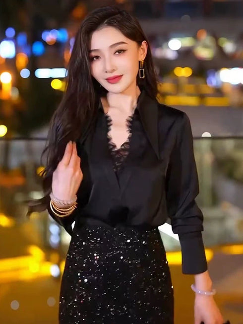 Women Premium Satin Shirts